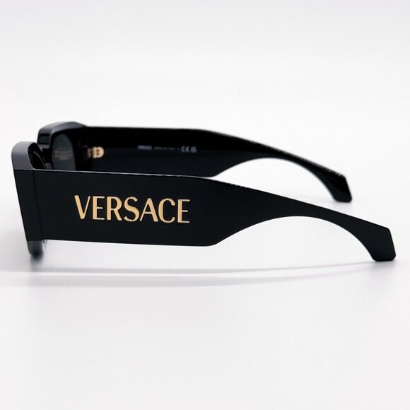 NEW VERSACE SUNGLASSES VE4489U GB1/87 BLACK WOMEN EYEWEAR - Picture 6 of 10